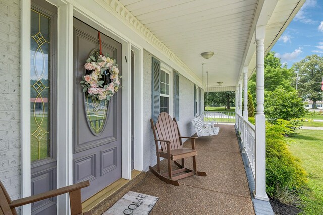 834 Union Camp Rd, Lafayette, TN 37083 - view of porch
