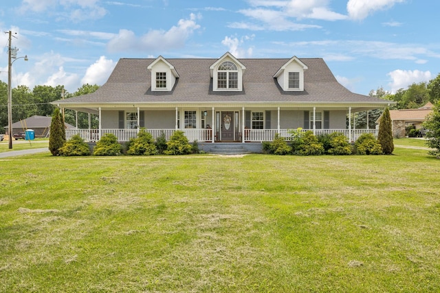 834 Union Camp Rd, Lafayette, TN 37083 - farmhouse-style home featuring a front lawn and covered porch