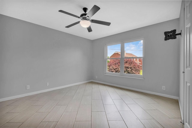 5000 Loch Lorne Ct, Mount Juliet, TN 37122 - empty room featuring a ceiling fan and baseboards