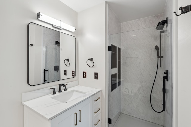 127 Carriage Ct, Brentwood, TN 37027 - full bathroom with vanity and a stall shower