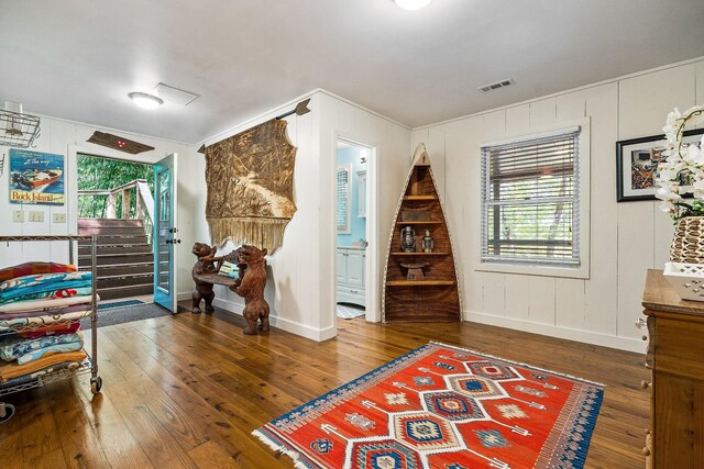 2541 Sparkmantown Rd, Rock Island, TN 38581 - foyer featuring wood-type flooring and baseboards
