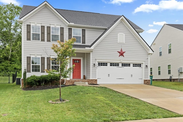 3067 Boxbury Ln, Spring Hill, TN 37174 - traditional-style house with concrete driveway, an attached garage, and roof with shingles