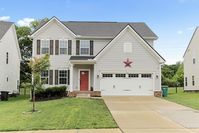 3067 Boxbury Ln, Spring Hill, TN 37174 - traditional-style house featuring driveway, a garage, and a shingled roof