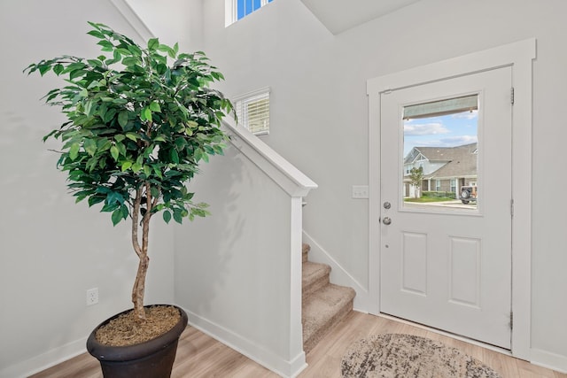 755 Mickelson Way, Lebanon, TN 37087 - entryway featuring light wood-style floors and stairway