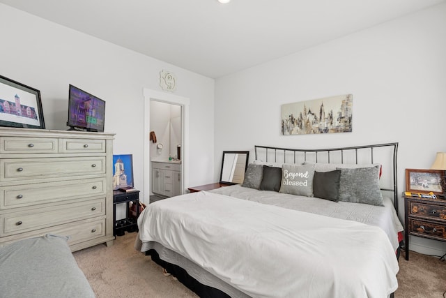 755 Mickelson Way, Lebanon, TN 37087 - bedroom with light colored carpet and ensuite bath