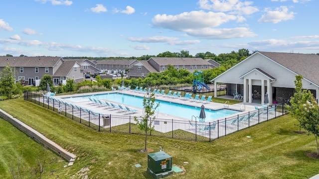 755 Mickelson Way, Lebanon, TN 37087 - community pool featuring a patio and a residential view