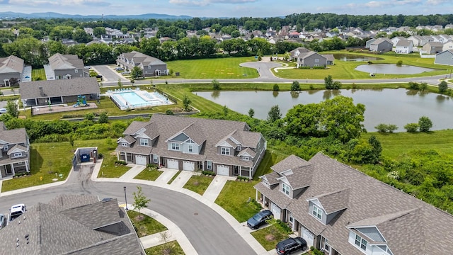 755 Mickelson Way, Lebanon, TN 37087 - aerial perspective of suburban area with a large body of water