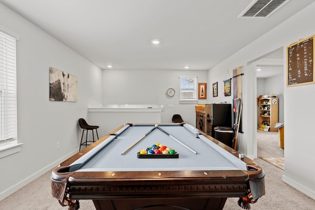 755 Mickelson Way, Lebanon, TN 37087 - playroom with carpet floors, recessed lighting, and pool table