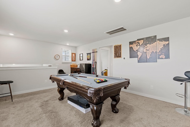 755 Mickelson Way, Lebanon, TN 37087 - playroom featuring carpet flooring, pool table, and recessed lighting