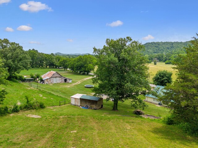 2665 Center Point Rd, Pulaski, TN 38478 - aerial view of sparsely populated area with a heavily wooded area