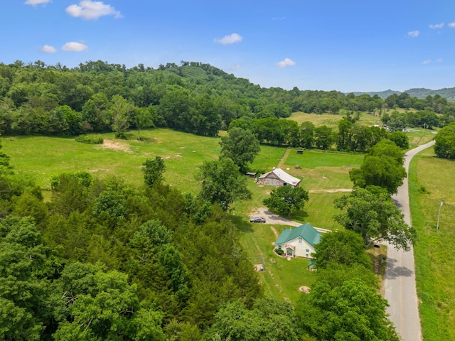2665 Center Point Rd, Pulaski, TN 38478 - aerial view of sparsely populated area with a forest