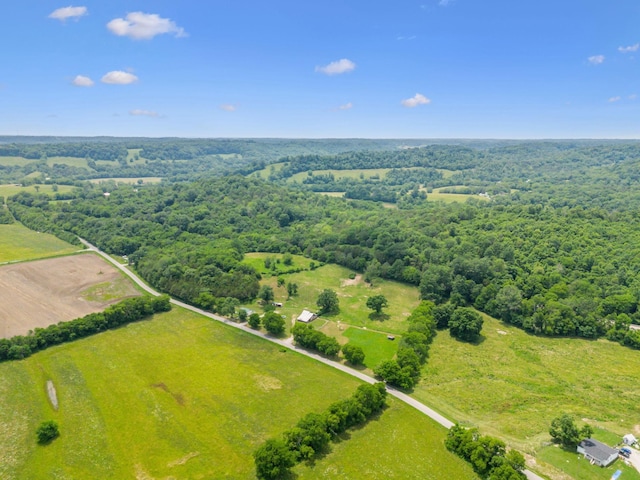 2665 Center Point Rd, Pulaski, TN 38478 - overview of rural landscape featuring a heavily wooded area