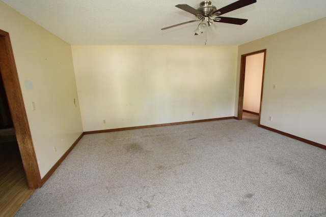 680 Oak Grove Rd, Goodspring, TN 38460 - carpeted spare room featuring ceiling fan and baseboards