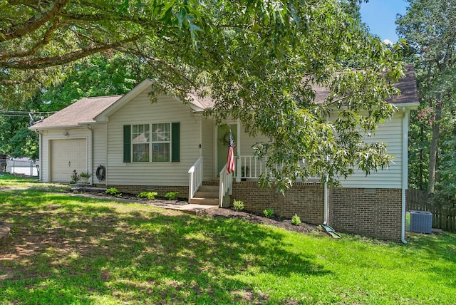 2930 Charlie Sleigh Rd, Woodlawn, TN 37191 - view of front of house with a garage and roof with shingles