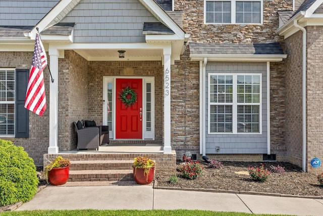 6523 Brigade Ln, Hixson, TN 37343 - view of exterior entry