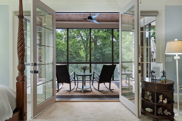 8255 Jamie Ct, Brentwood, TN 37027 - sunroom with french doors