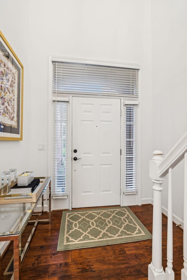 641 Old Hickory Blvd Unit 35, Brentwood, TN 37027 - foyer entrance with wood finished floors and stairway