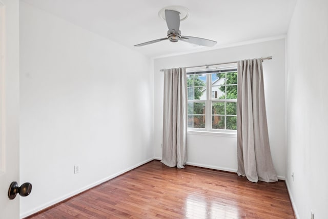 641 Old Hickory Blvd Unit 35, Brentwood, TN 37027 - empty room with light wood-style flooring, baseboards, and ceiling fan