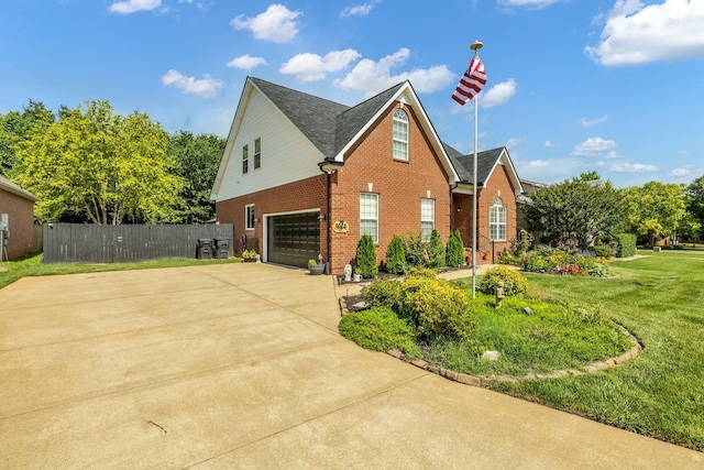 2988 Barnstable Ct, Murfreesboro, TN 37127 - traditional-style house with brick siding, a garage, driveway, and roof with shingles