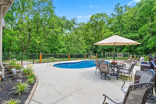 6779 Arno Allisona Rd, College Grove, TN 37046 - view of pool featuring a patio and outdoor dining area