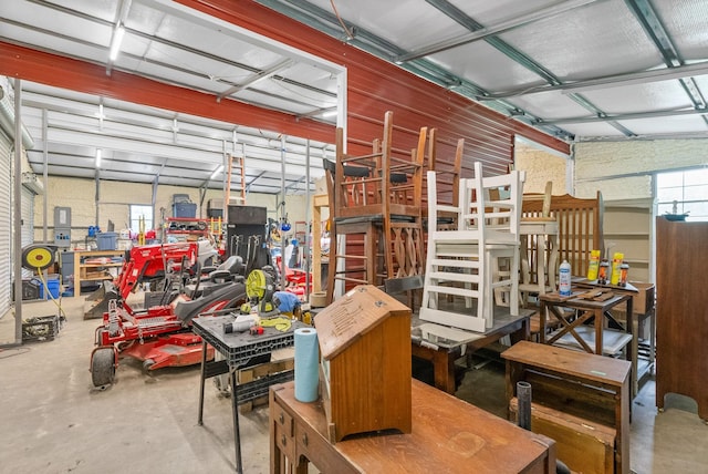 6779 Arno Allisona Rd, College Grove, TN 37046 - garage with a workshop area