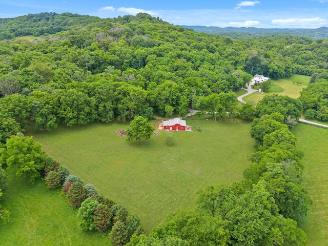 6779 Arno Allisona Rd, College Grove, TN 37046 - aerial view of sparsely populated area featuring a heavily wooded area