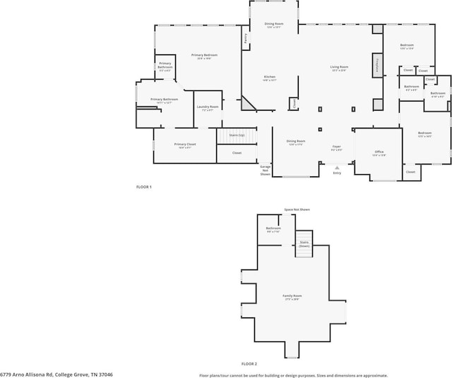 6779 Arno Allisona Rd, College Grove, TN 37046 - view of room layout