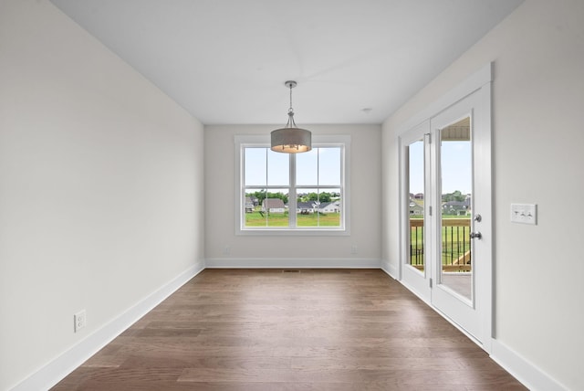 1573 Collins View Way, Clarksville, TN 37043 - unfurnished dining area with plenty of natural light and baseboards
