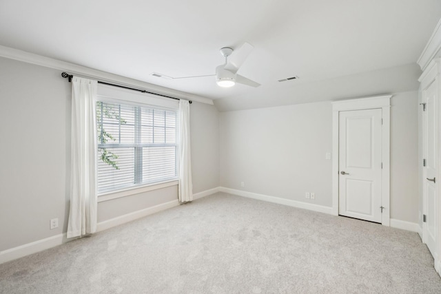 286 Keswick Grove Ln, Franklin, TN 37067 - unfurnished room with ceiling fan, light carpet, and baseboards
