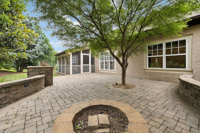 286 Keswick Grove Ln, Franklin, TN 37067 - view of patio with a sunroom