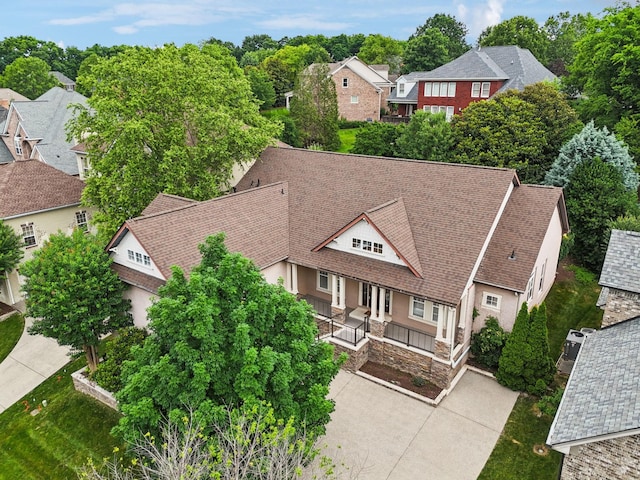 286 Keswick Grove Ln, Franklin, TN 37067 - aerial view of residential area