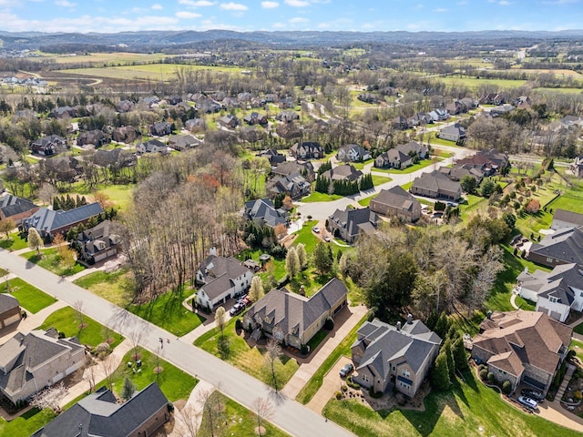 1194 Meadow Bridge Ln, Arrington, TN 37014 - aerial view of property and surrounding area featuring nearby suburban area
