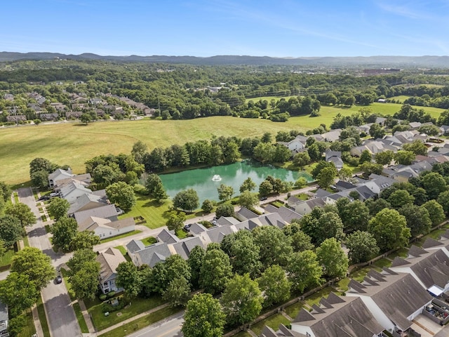 1906 Montgomery Way, Franklin, TN 37067 - aerial perspective of suburban area featuring a water and mountain view
