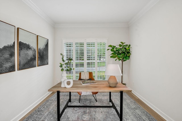 1906 Montgomery Way, Franklin, TN 37067 - office space featuring wood finished floors and crown molding