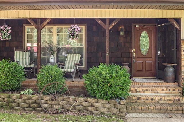 4552 Elkins Dr, Centerville, TN 37033 - doorway to property with covered porch