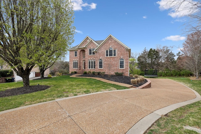 205 Well Spring Ct, Brentwood, TN 37027 - colonial inspired home with brick siding and a front yard