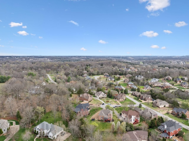 205 Well Spring Ct, Brentwood, TN 37027 - aerial view of property and surrounding area featuring nearby suburban area