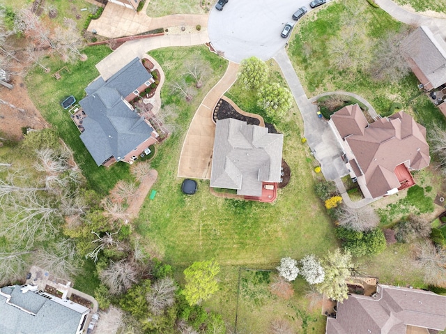 205 Well Spring Ct, Brentwood, TN 37027 - aerial overview of property's location with nearby suburban area