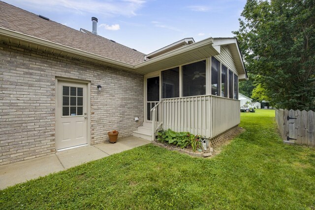 2321 Riverway Dr, Old Hickory, TN 37138 - entrance to property featuring brick siding and roof with shingles