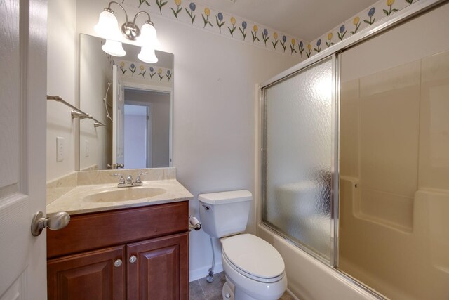 2321 Riverway Dr, Old Hickory, TN 37138 - full bath with vanity, toilet, and combined bath / shower with glass door