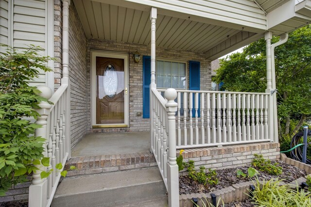2321 Riverway Dr, Old Hickory, TN 37138 - property entrance featuring covered porch
