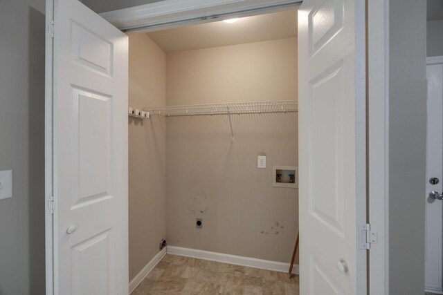 2321 Riverway Dr, Old Hickory, TN 37138 - washroom with electric dryer hookup, washer hookup, and baseboards