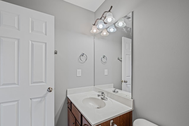 602 Pemberton Ct, Mount Juliet, TN 37122 - half bathroom featuring vanity and toilet