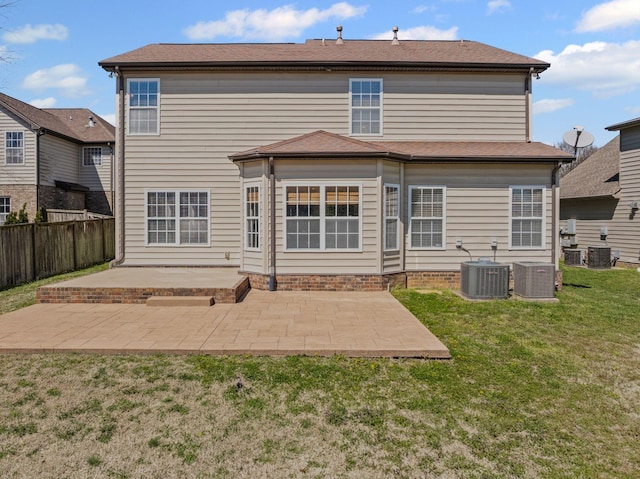 602 Pemberton Ct, Mount Juliet, TN 37122 - rear view of house with a patio and cooling unit