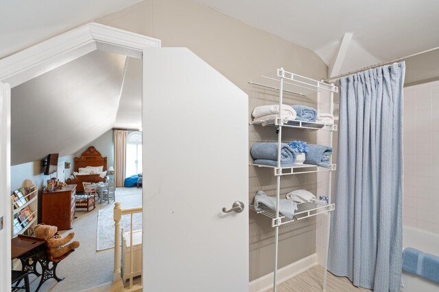 500 Forrest Park Cir, Franklin, TN 37064 - bedroom featuring lofted ceiling