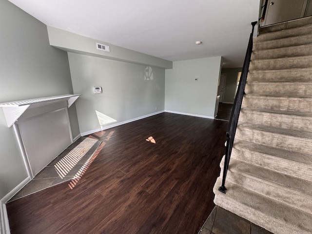 3424 Donna Kay Dr, Nashville, TN 37211 - stairway with wood finished floors and baseboards