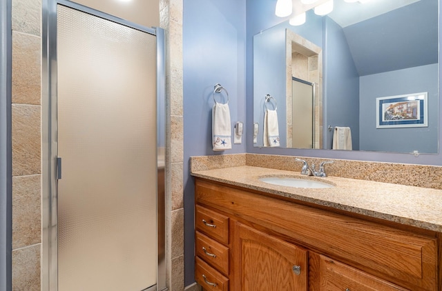 673 Newton Ln, Gallatin, TN 37066 - full bathroom with vanity and a shower stall