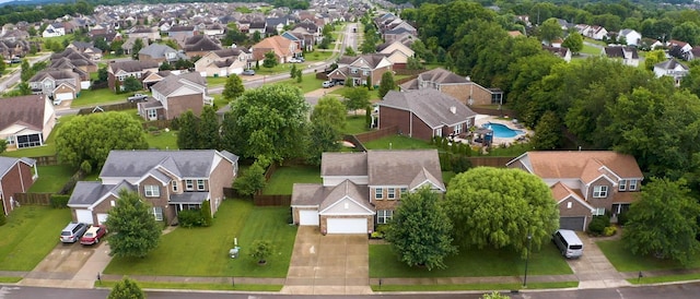 2809 Kaye Dr, Thompsons Station, TN 37179 - aerial perspective of suburban area