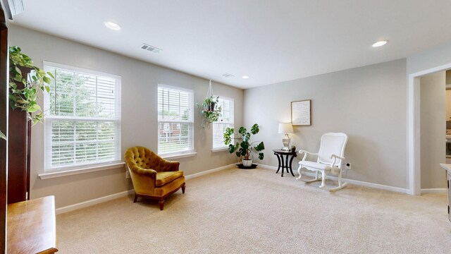 2809 Kaye Dr, Thompsons Station, TN 37179 - sitting room with carpet floors and recessed lighting