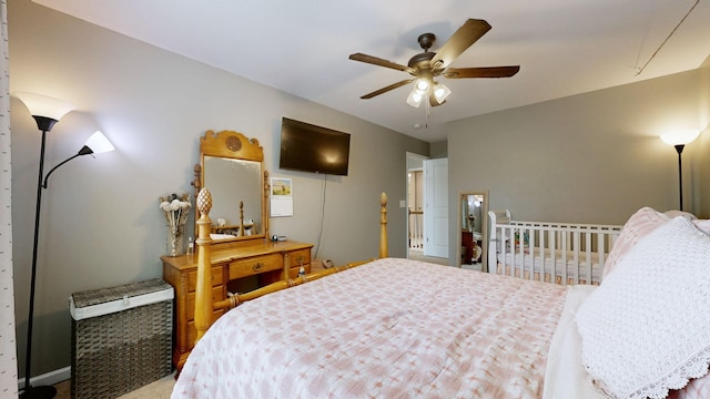 2809 Kaye Dr, Thompsons Station, TN 37179 - bedroom with ceiling fan